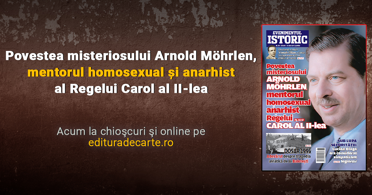 Noul număr din „Evenimentul Istoric”. Se prezintă povestea mentorului homosexual al Regelui Carol al II-lea