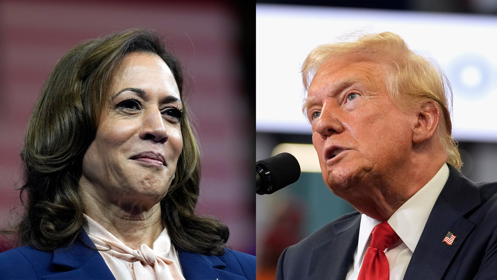 Donald Trump și Kamala Harris, Sursa foto Arhiva companiei