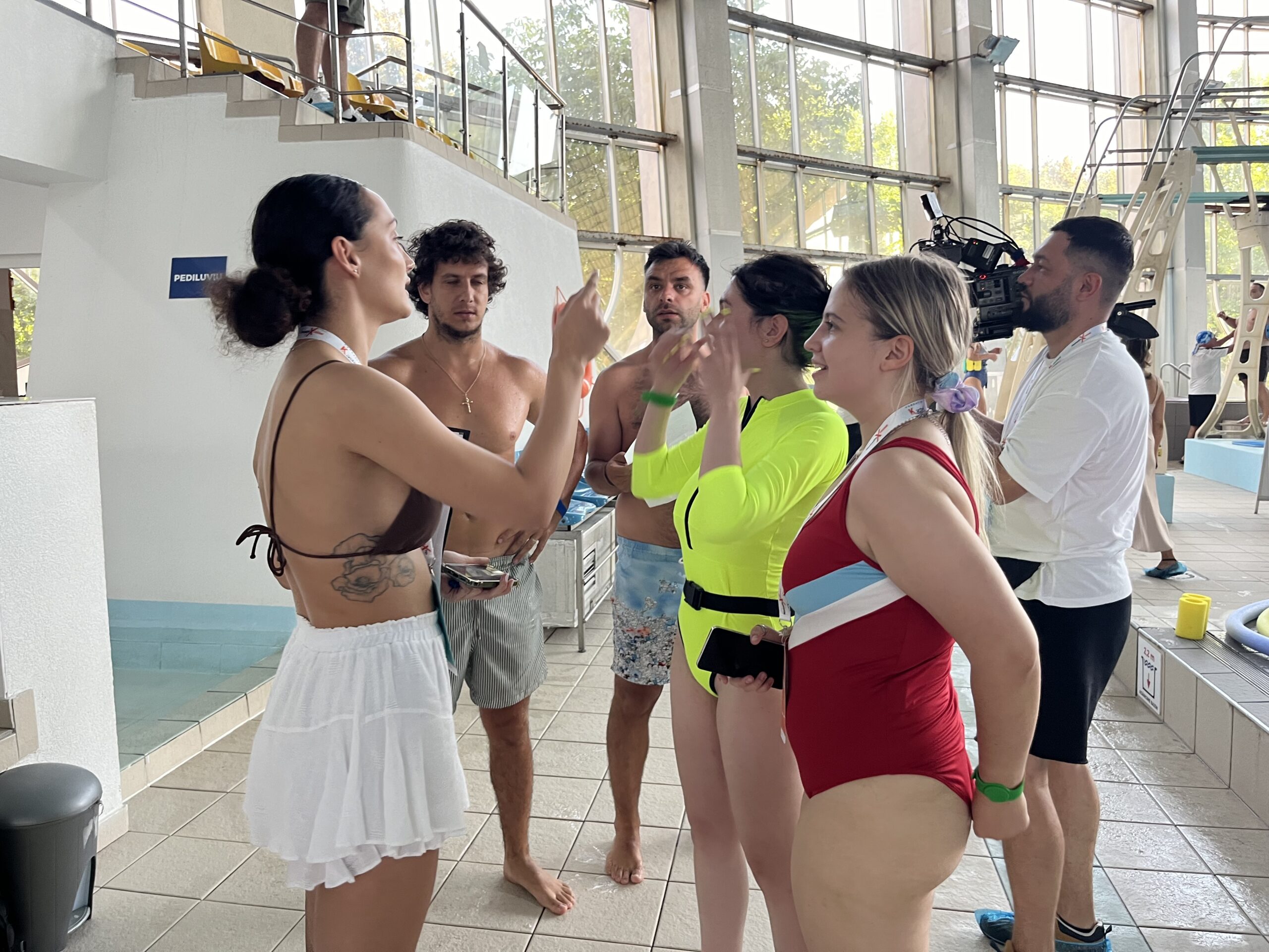 A doua probă s-a desfășurat la Bazinul Olimpic de înot din Bacău, sursa foto: arhiva companiei 