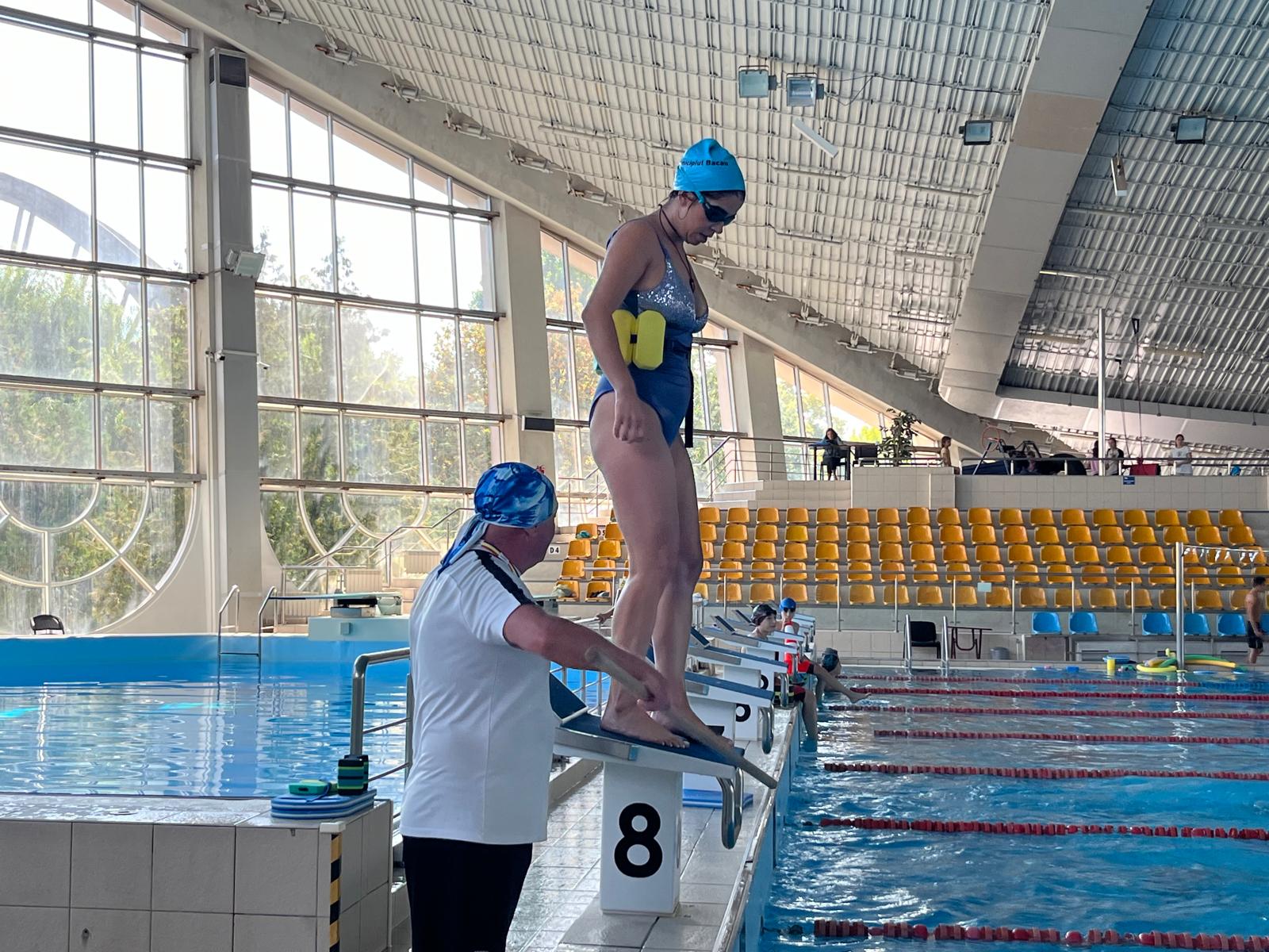 Irina Zamfir la proba de la bazin, sursa foto: arhiva companiei 