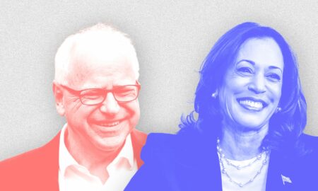 Tim Walz și Kamala Harris (sursă foto: Washington Post)