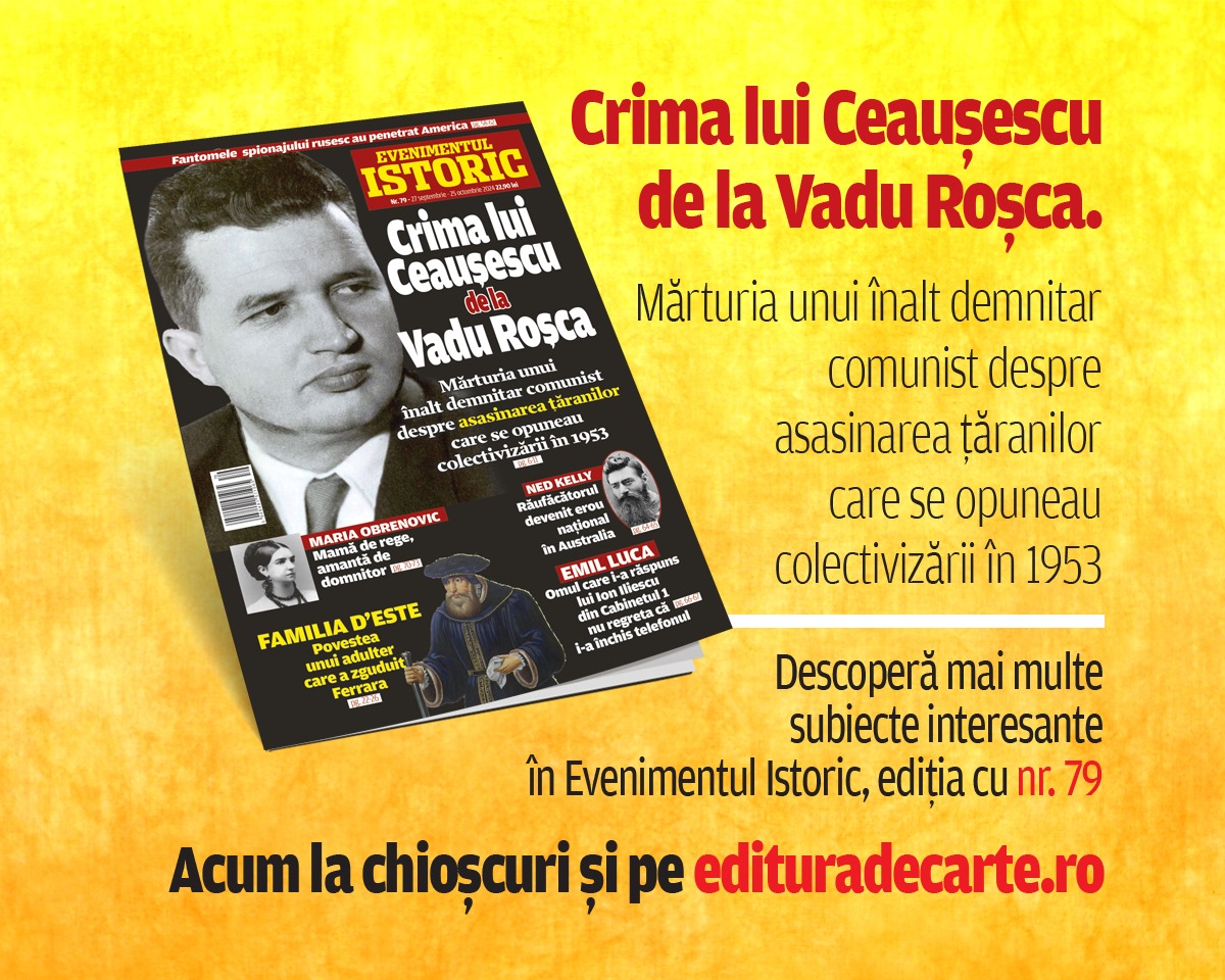 Crima lui Ceaușescu de la Vadu Roșca. Sursă foto: arhiva companiei