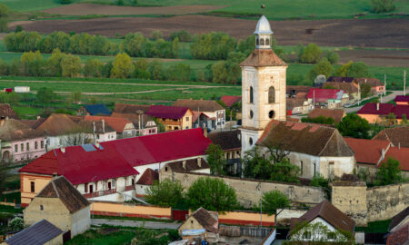 Satul Mercheașa, unde se află pensiunea Casa Meburger 279.