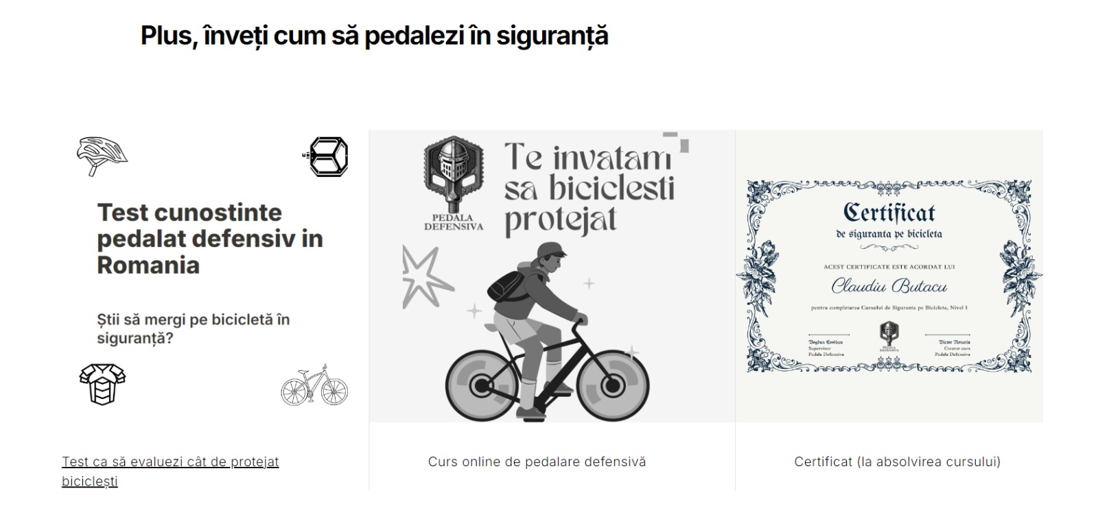 pedaladefensivă.com, sursa foto: arhiva companiei 