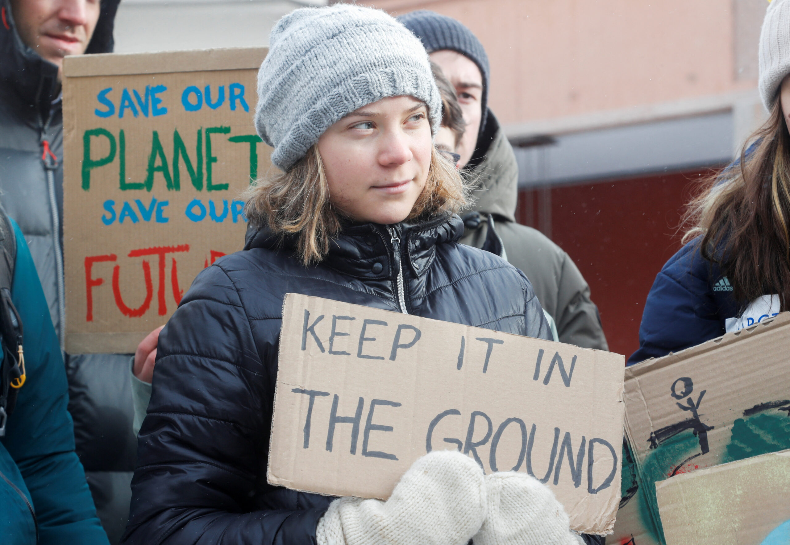 Proteste în stradă la Bruxelles. Manifestații organizate de Greta Thunberg împotriva combustibililor fosili